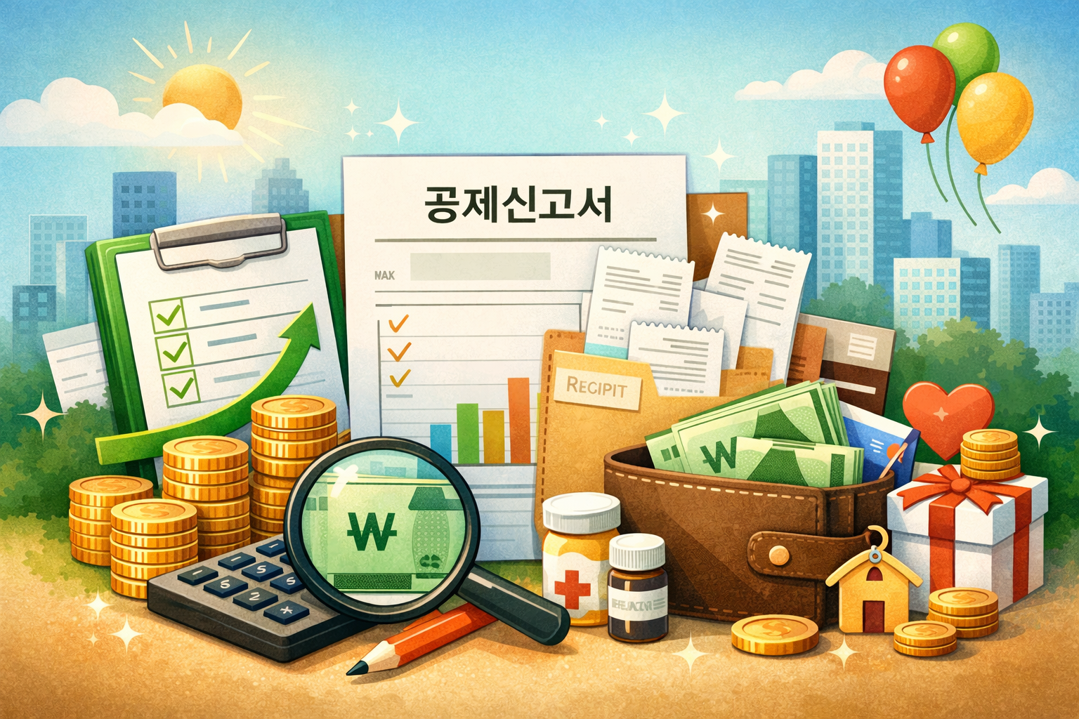 연말정산 내용을 알기 쉽게 정리해놓은 대체 썸네일